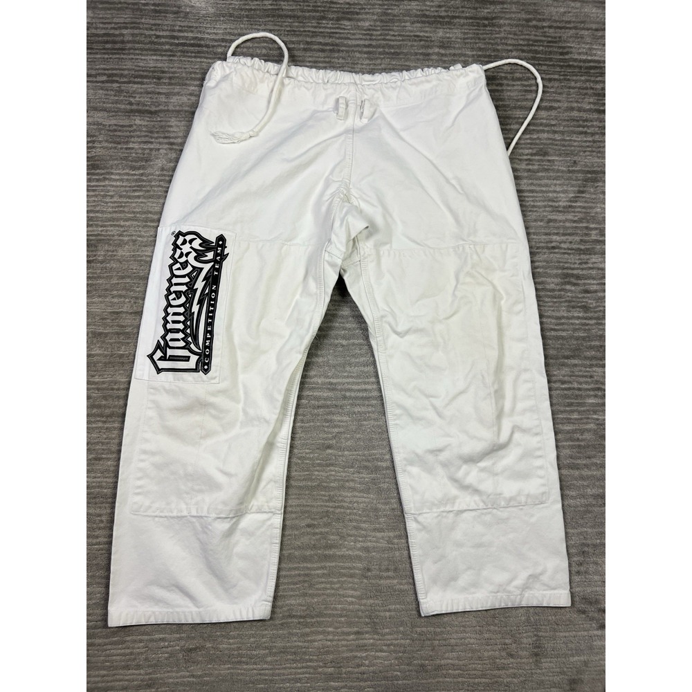Vintage Gameness Jiu Jitsu Competition Pants Mens Size A4‎ White